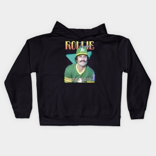 Rollie Fingers 1987s Retro Aesthetic Fan Art Kids Hoodie